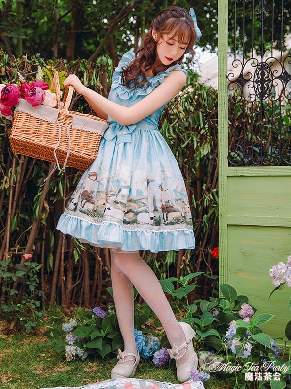 Afternoon Of The Faun Lace-up Back JSK