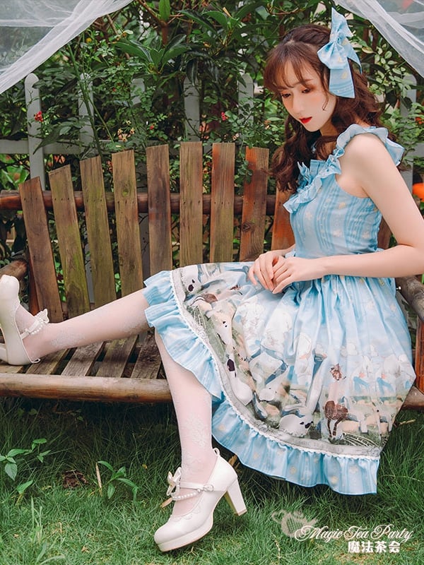 Afternoon Of The Faun Lace-up Back JSK