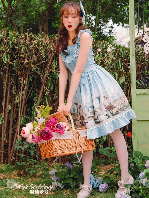 Afternoon Of The Faun Lace-up Back JSK