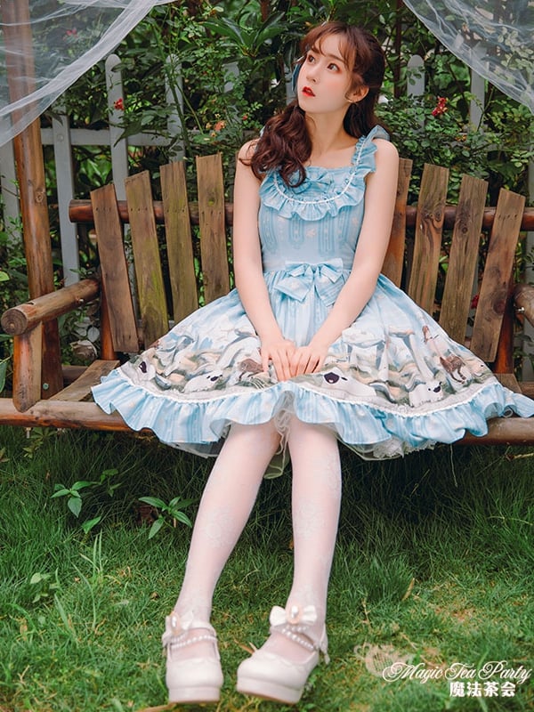 Afternoon Of The Faun Lace-up Back JSK