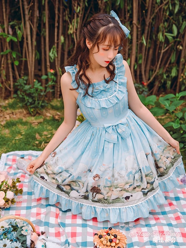 Afternoon Of The Faun Lace-up Back JSK