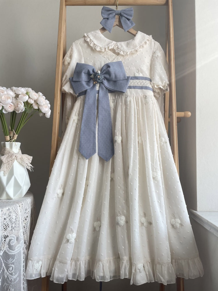 Chunhe V-neck Long Sleeves Elegant One Piece