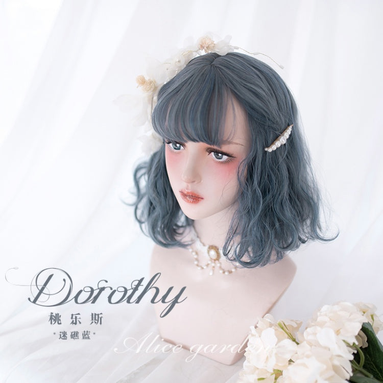 Short Wool Curly Synthetic Wig