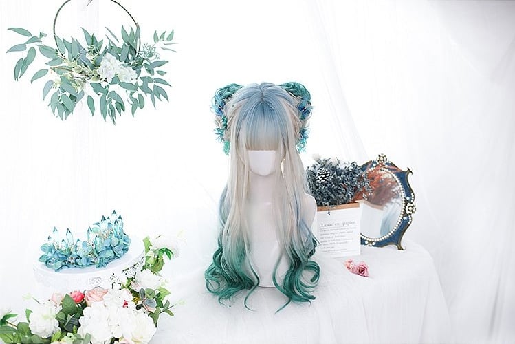 Highlights Long Curly Synthetic Wig