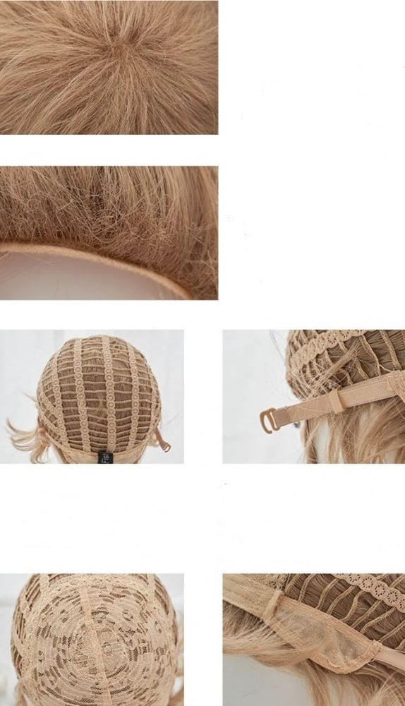 Light Brown / Black Ouji Short Synthetic Wig