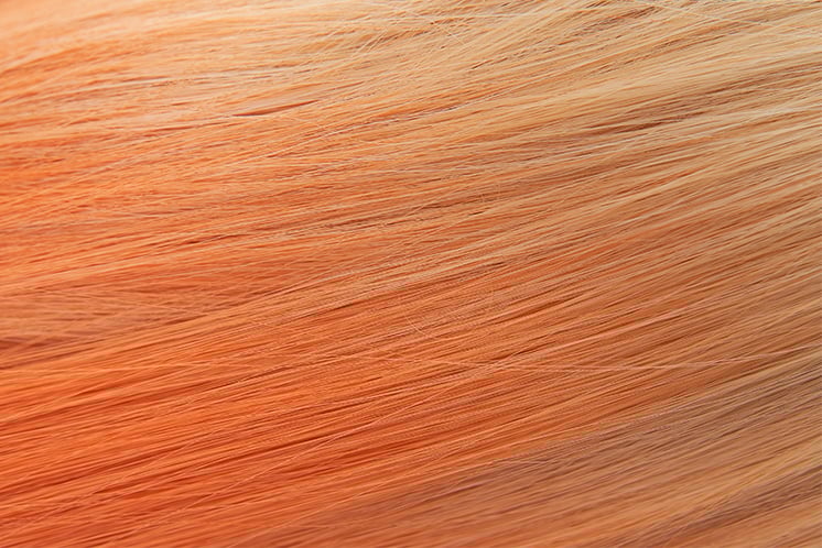 Ombre Orange Straight Synthetic Wig
