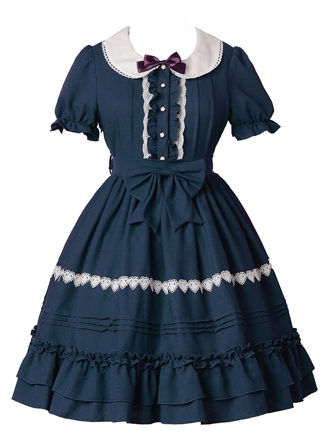 Plus Size Friendly Sweet One Piece Princess Dress 7 Colors