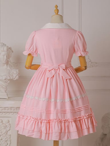 Plus Size Friendly Sweet One Piece Princess Dress 7 Colors