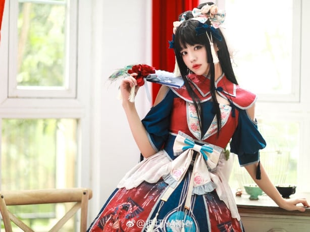 Spring and Autumn in Pear Garden Qi Lolita Full Set