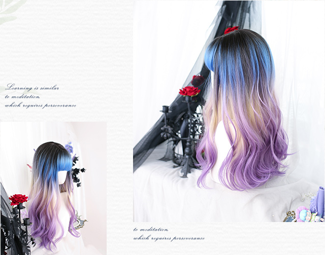 In Stock Long Wavy Ombre Wig