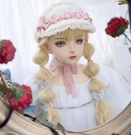 Light Blonde Waist Length Long Wavy Synthetic Wig