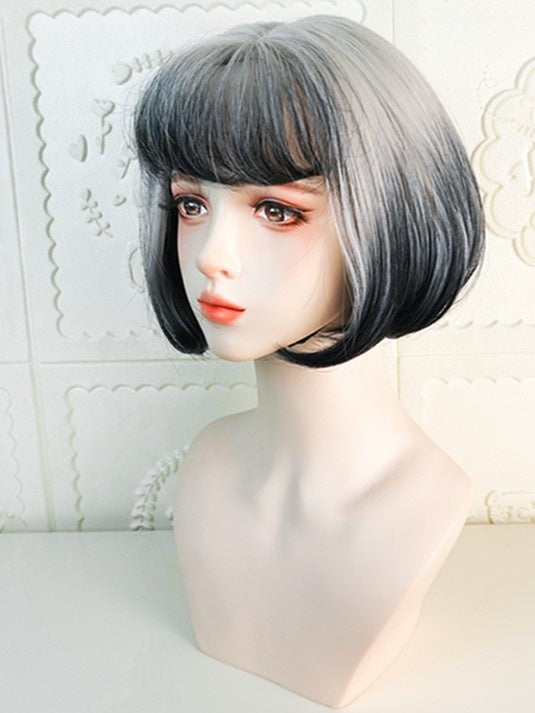 Mixed Color Short Wig And Accessories Sets