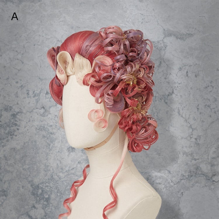 Mixed Hair Color Hand-braided Wig