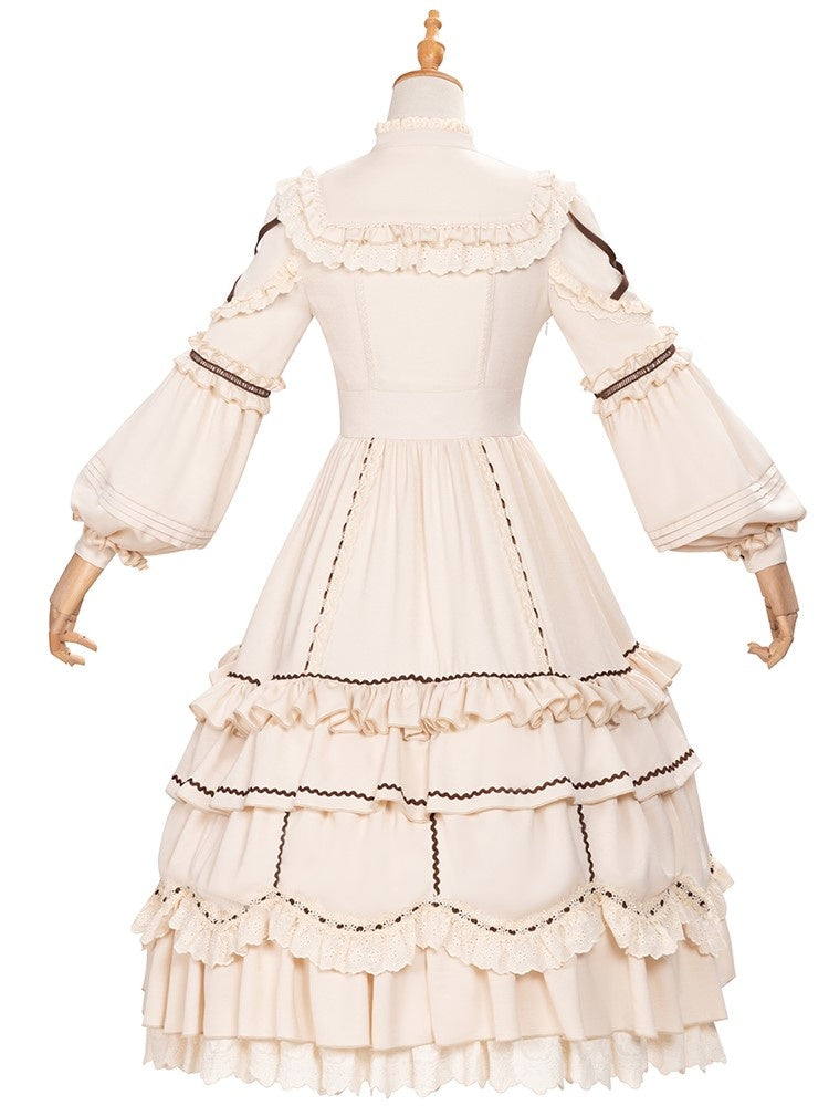 Shepherdess Detachable Long Skirt Two Ways Wear Lolita Dress