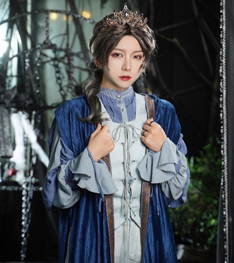 The Mystery of the Castle Dusty Brown Wavy 60CM Lolita Synthetic Wig