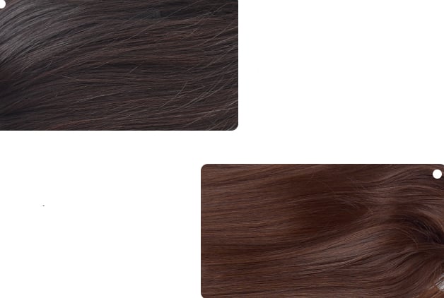 Honey Brown / Black Brown Long Lolita Synthetic Wig