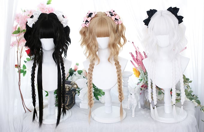 Lodo 80CM Wavy 3 Color Options Lolita Synthetic Wig