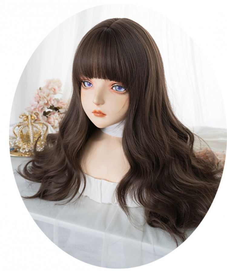 Wavy Brown 62CM Lolita Synthetic Wig
