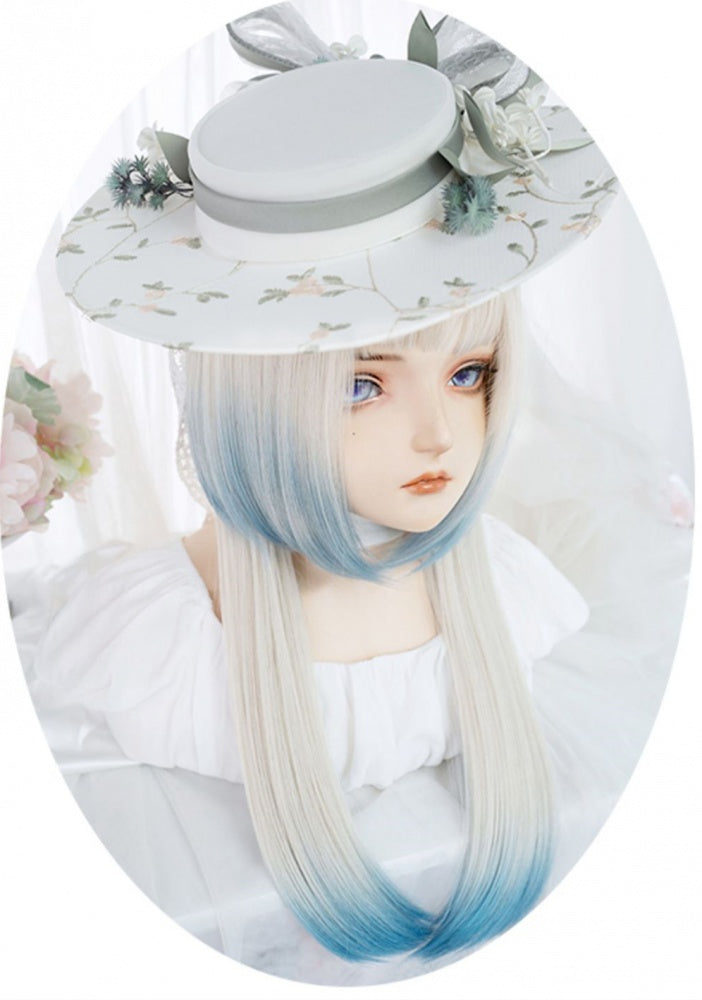 Ombre Hair Color Straight Lolita Synthetic Wig
