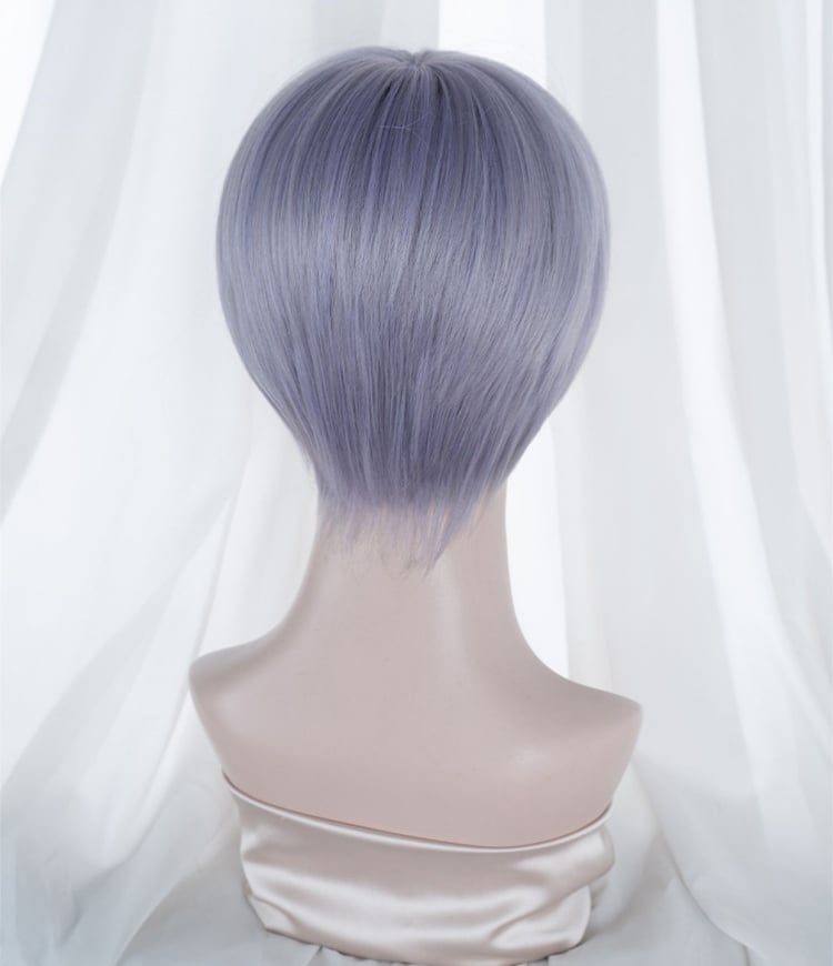Ombre Hair Color Purple to Blue Ouji Short Wig