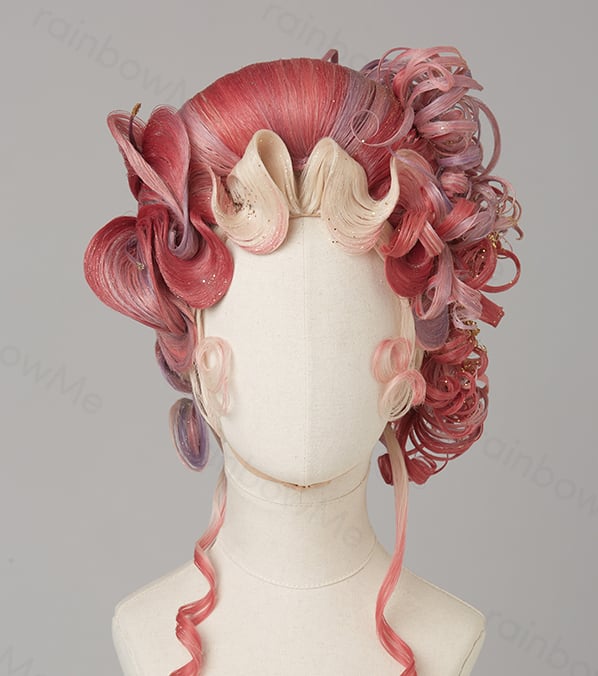 Mixed Hair Color Hand-braided Wig