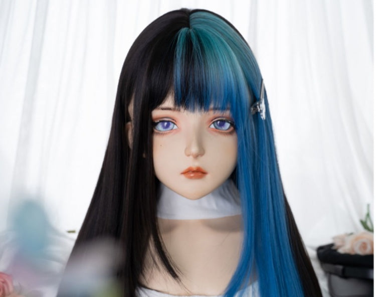 Straight Ombre Hair Color Lolita Synthetic Wig
