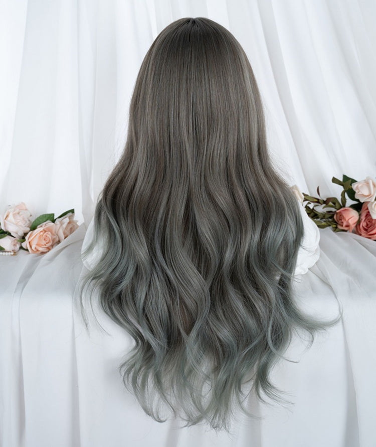 Ombre Hair Color Wavy 68CM Synthetic Wig