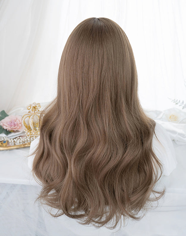 Wavy 62CM Color Honey Tawny Lolita Synthetic Wig