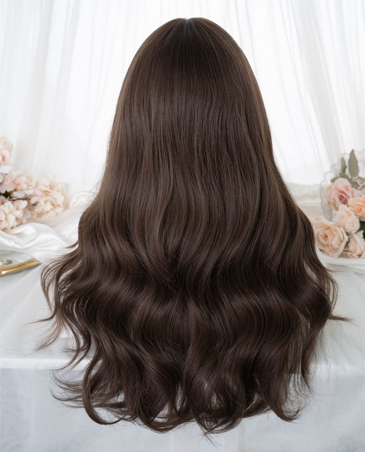 Wavy Brown 62CM Lolita Synthetic Wig
