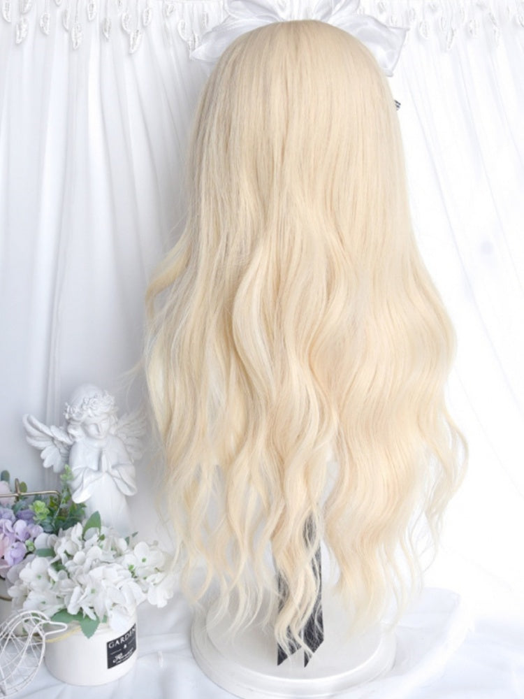 Platinum Wavy Short/Long Synthetic Wig
