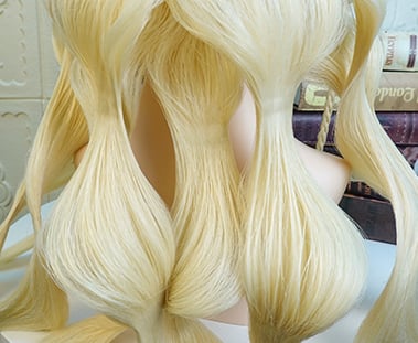 Theia Blond Wavy Lolita Hand-braided Wig with Wig KC