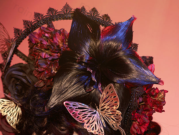 Lily Yellow&Pink / Black / Pink&Green Wig Hair Clip