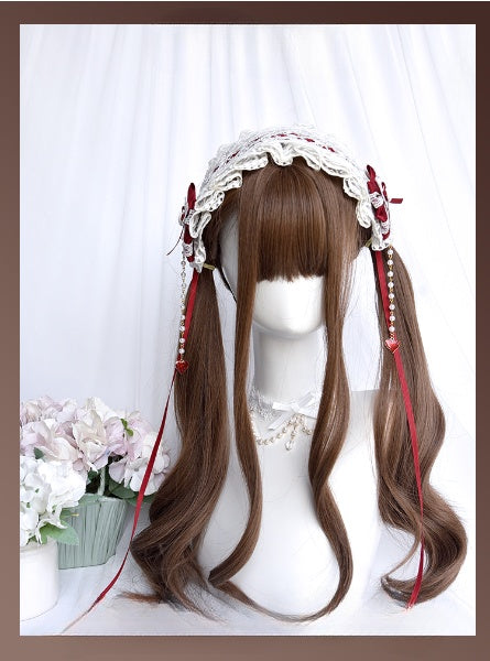 Honey Brown Daliy Waist Length Wavy Synthetic Wig