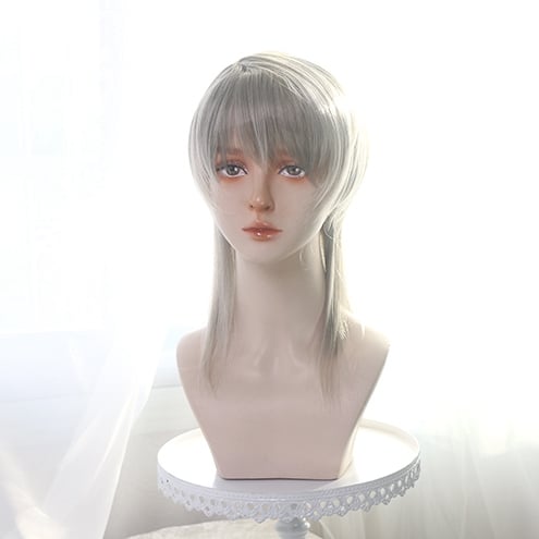 In Stock Side Parting Ombre Silver Ouji Fashion Wig