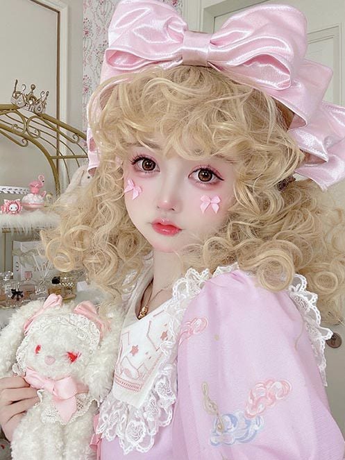 Little Princess Blonde Curly Wig