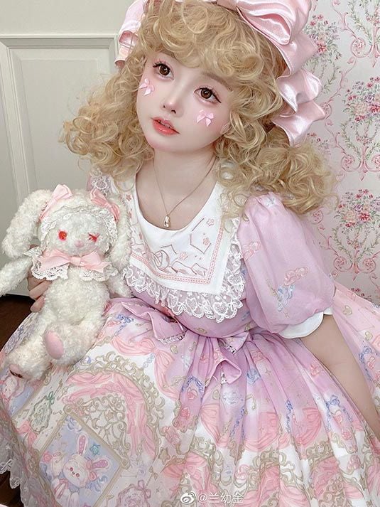 Little Princess Blonde Curly Wig