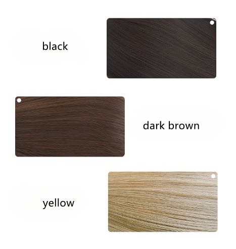 3 Color Options Short Wig with a Pair of Ponytails