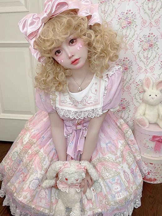 Little Princess Blonde Curly Wig
