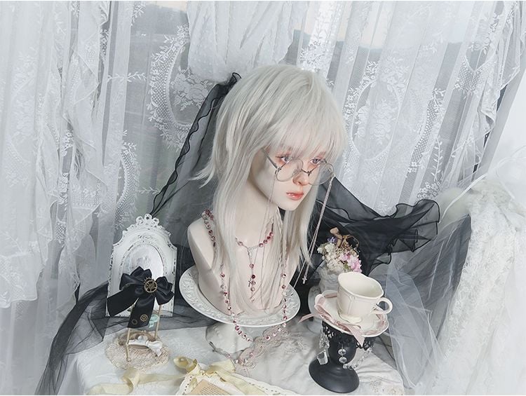 Messenger Silver-Grey Boy Style Wig