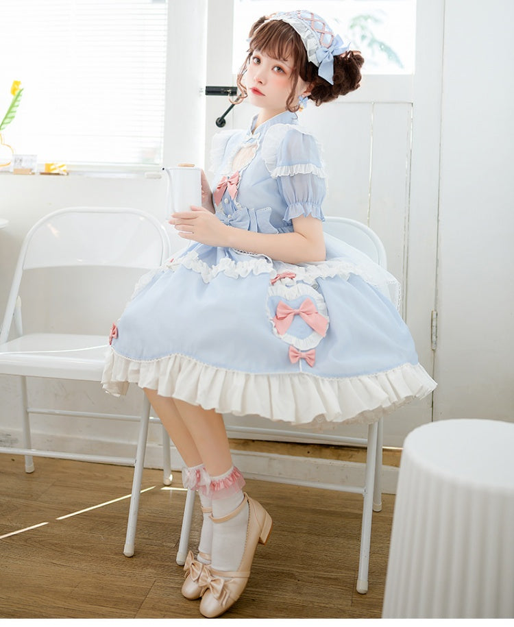 Side angle with puff sleeve