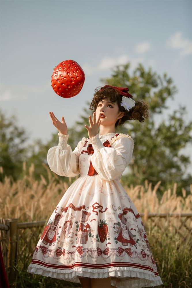 Winter Gift Square Neckline Sweet Jumper Skirt / Short Jacket Set