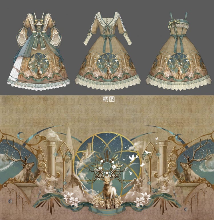 Ode to the Deer Gorgeous One Piece Set