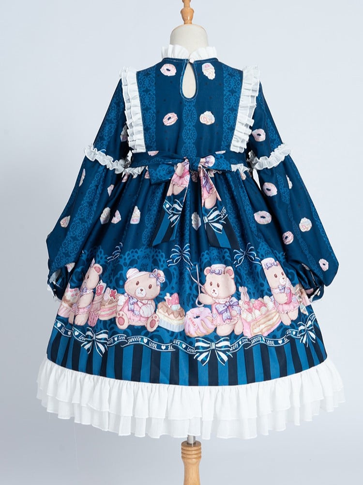 Nurse Bear Twins Lolita Dress One Piece