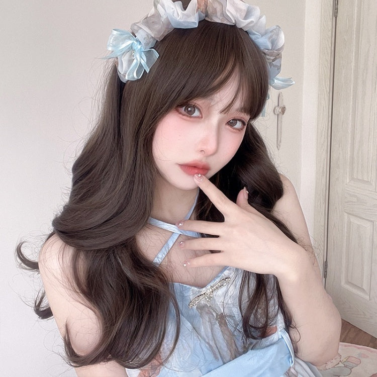 Wavy Brown 62CM Lolita Synthetic Wig