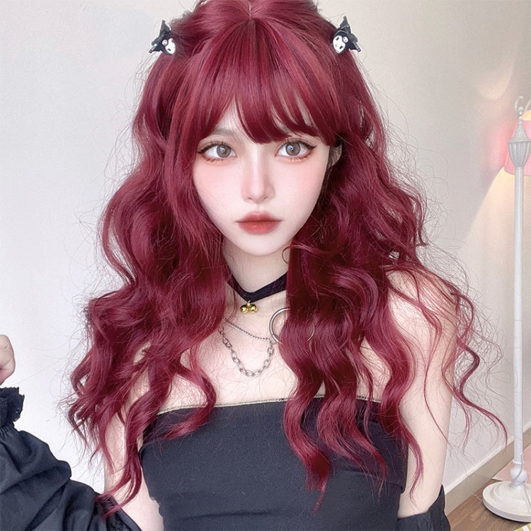 62CM Red Synthetic Wig