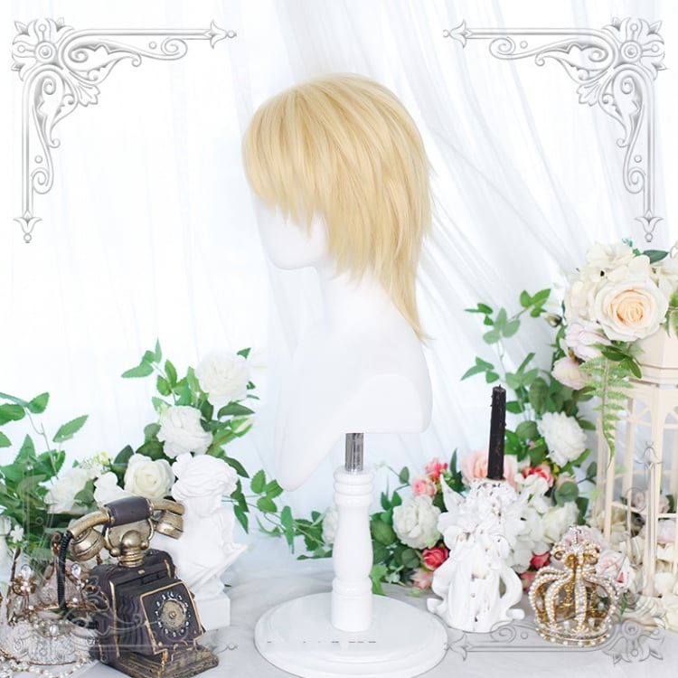 Thunder Lemon Gold Ouji Short Wig