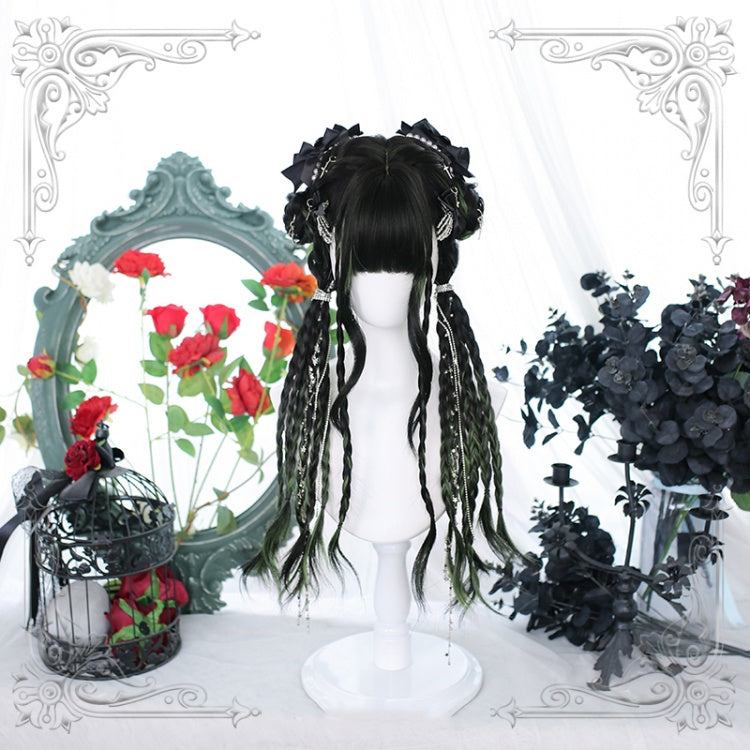Ombre Hair Color Wavy Long Lolita Synthetic Wig
