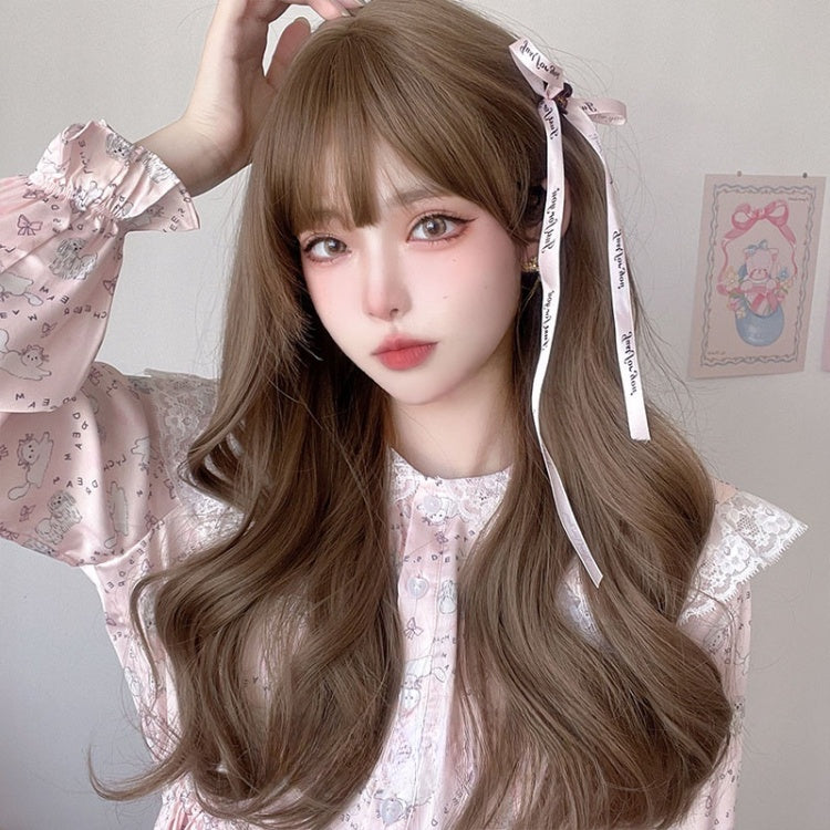 Wavy 62CM Color Honey Tawny Lolita Synthetic Wig