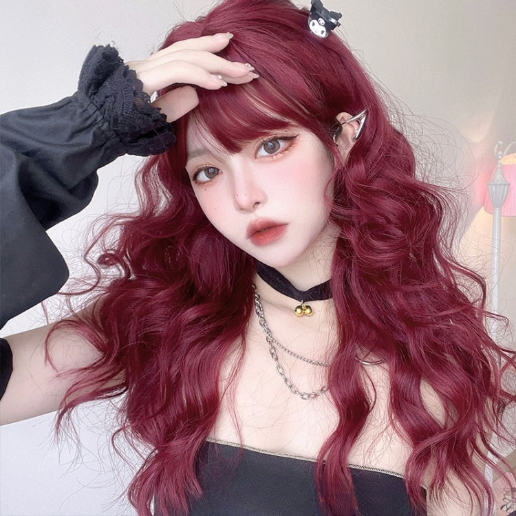 62CM Red Synthetic Wig