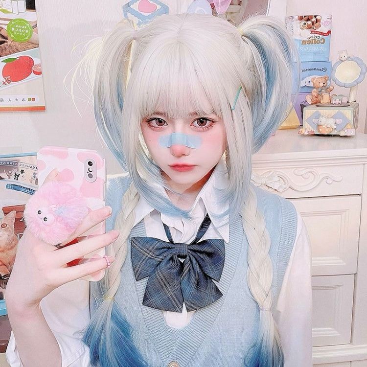 Ombre Hair Color Straight Lolita Synthetic Wig